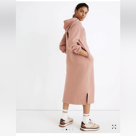 NWTs Madewell MWL Betterterry Hoodie Sweatshirt Dress - Picture 2 of 14